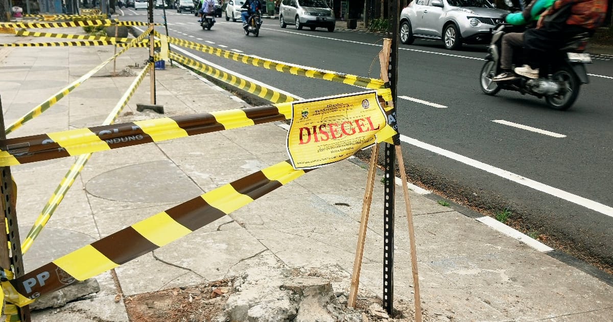 10 Pohon Ditebang di Jalan Riau, Farhan: Akan Diproses Pidana