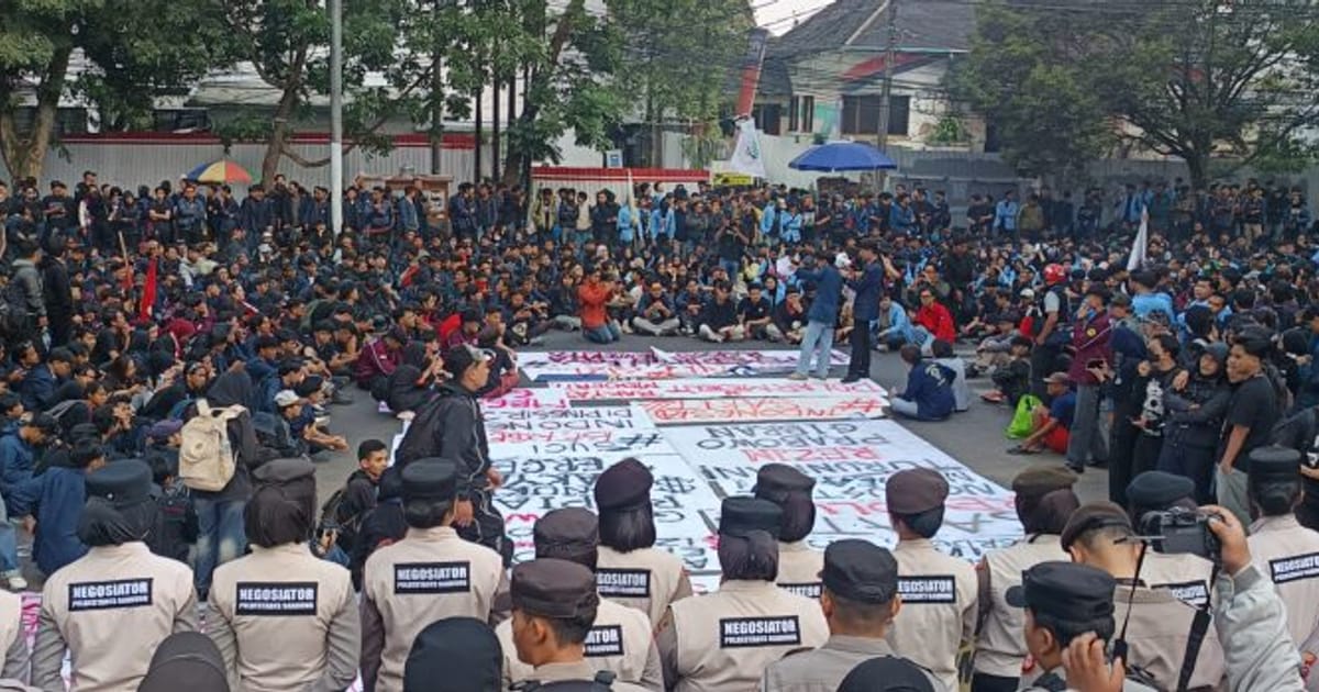 15 Kampus di Bandung Raya Suarakan Tiga Tuntutan Rez