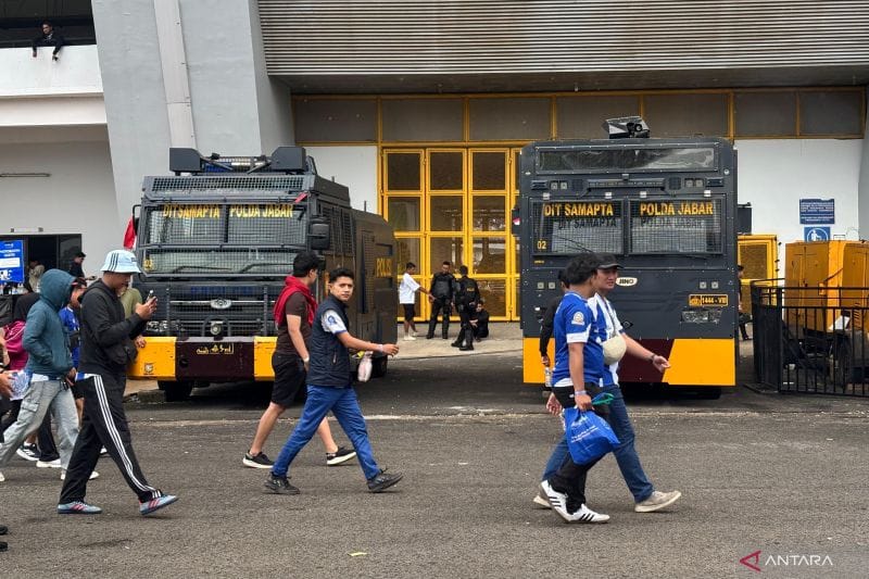 2.285 Personel Dikerahkan Pengaman Laga Persib Bandung vs Persita di GBLA