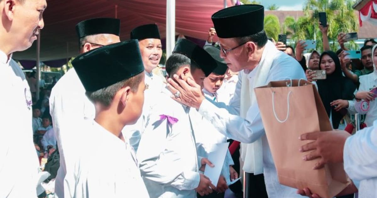 2.650 Anak Yatim Ciamis Terima Santunan, Begini Pesan Bupati Herdiat Sunarya