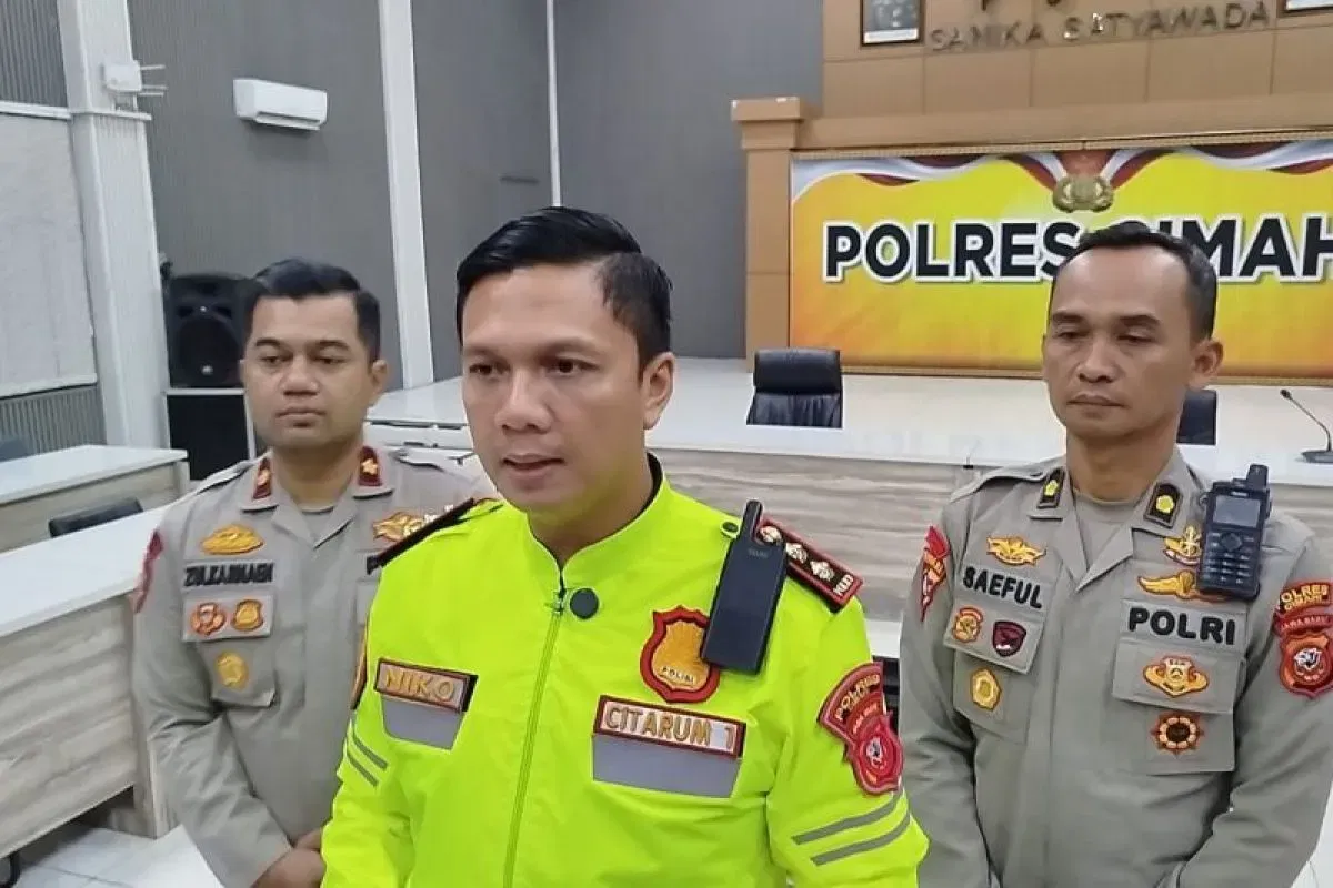 300 Personel Polres Cimahi Amankan Konvoi Bobotoh Jelang Laga Persib