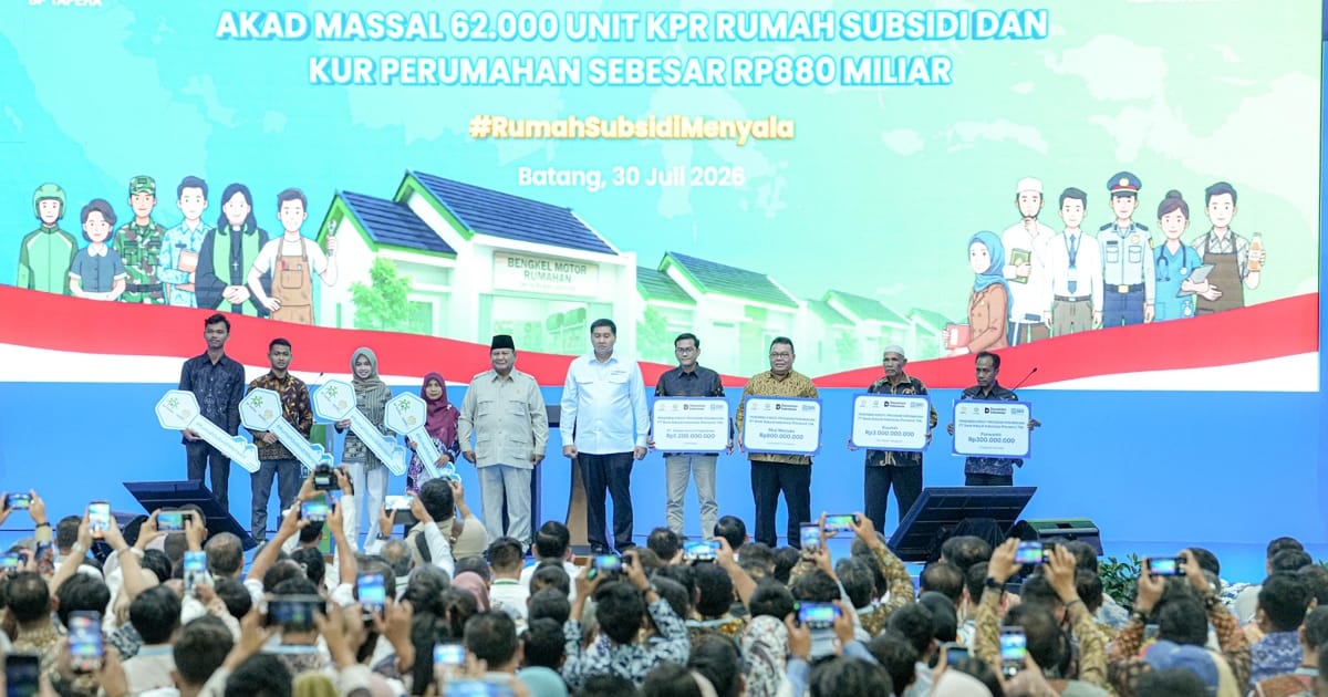 62.000 Debitur Ikut Akad Massal KPR FLPP Secara Nasional