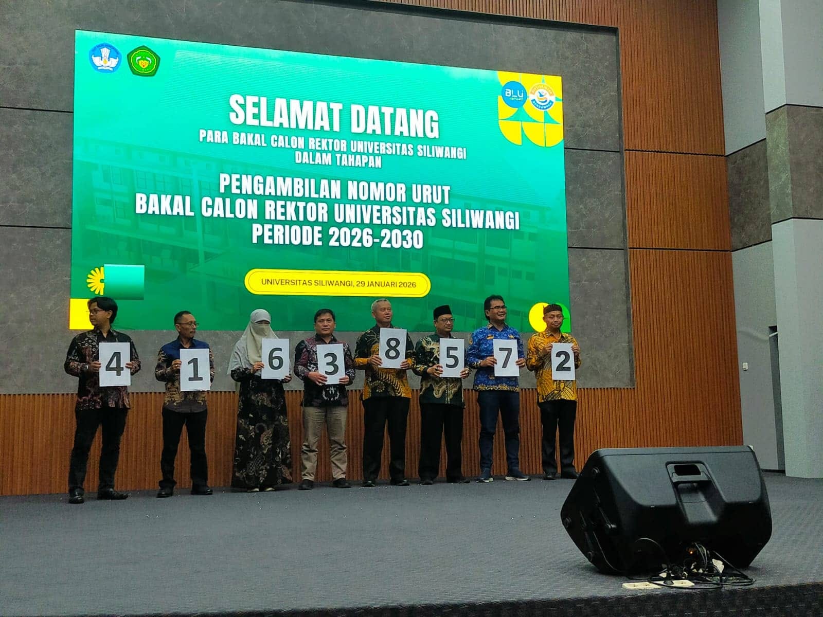 8 Balon Rektor Unsil Tasikmalaya Rebutkan 35 Suara