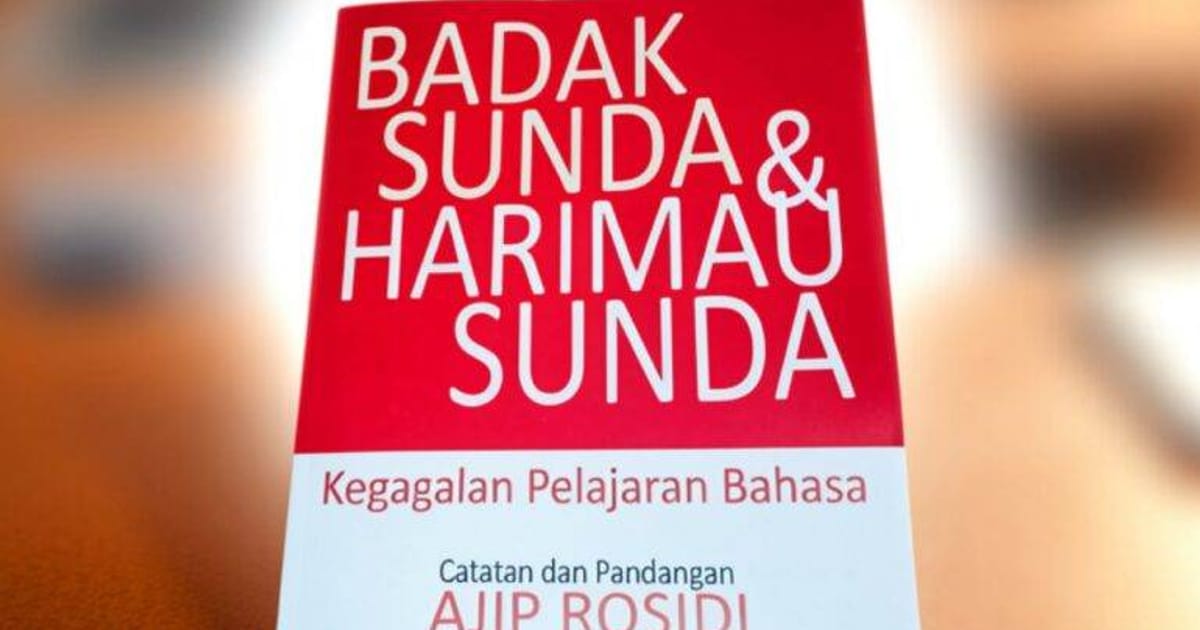 Ajip Rosidi Kritik Penamaan Badak Jawa sebagai Bentuk Marginalisasi Identitas Sunda