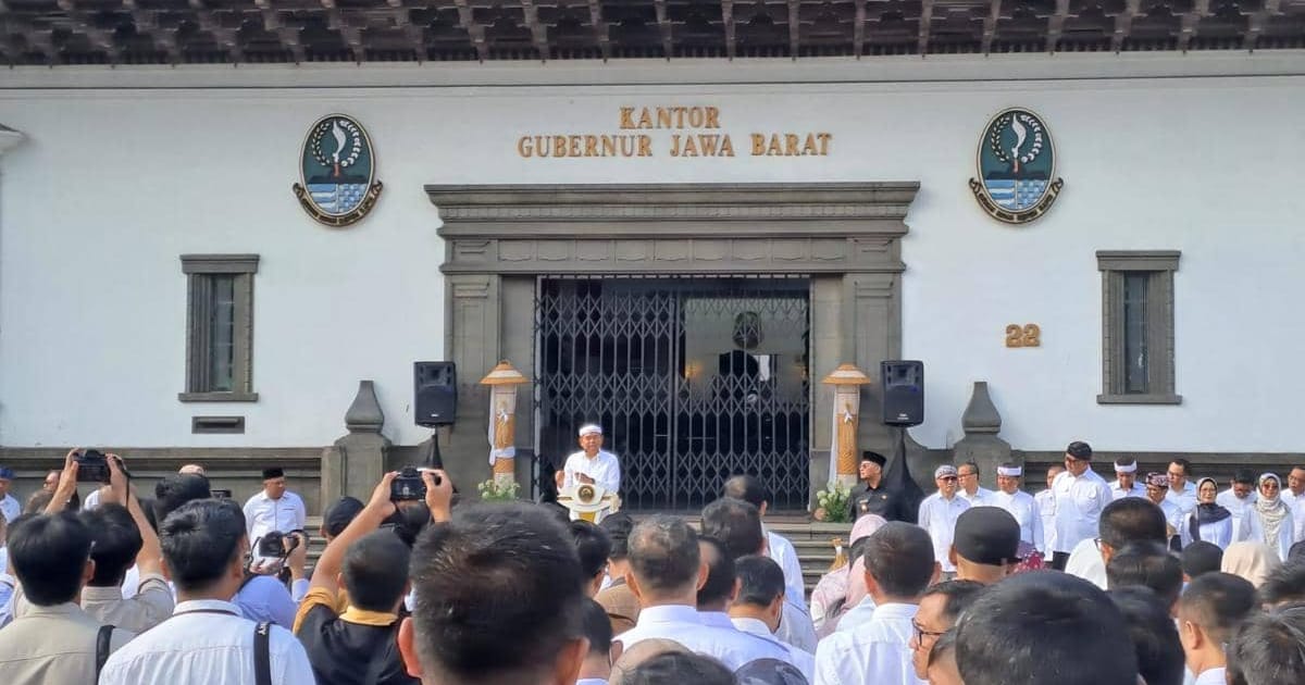 ASN Jawa Barat Jalani WFA Jelang Aksi Demo BEM SI di Gedung Sate
