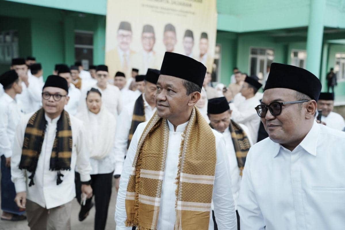 Bahlil Lahadalia Safari Ramadan di Ponpes Azzainiyyah Sukabumi: Bawa Pesan Persatuan Bangsa