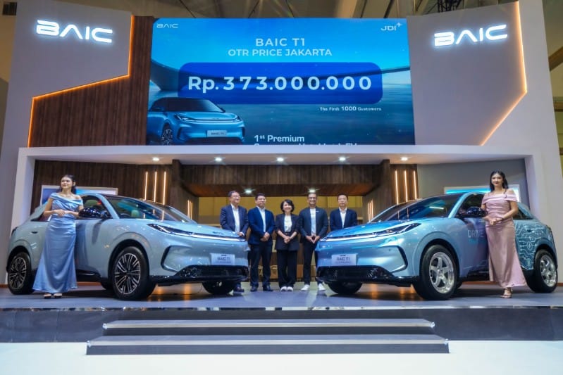BAIC T1 Resmi Melantai di Pasar Indonesia, Era Elektrifikasi Brand China Semakin Nyata