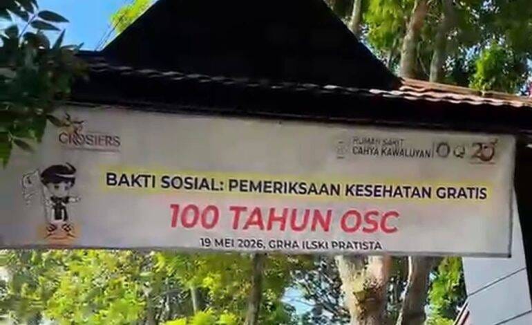 Bakti Sosial Kesehatan Gratis OSC & RS Cahya Kawaluyan di Pratista Jambudipa