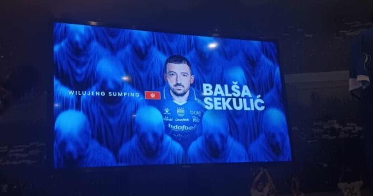 Balša Sekulić Jadi Striker Anyar Persib Bandung, Inti Rapor 22 Gol dari Montenegro