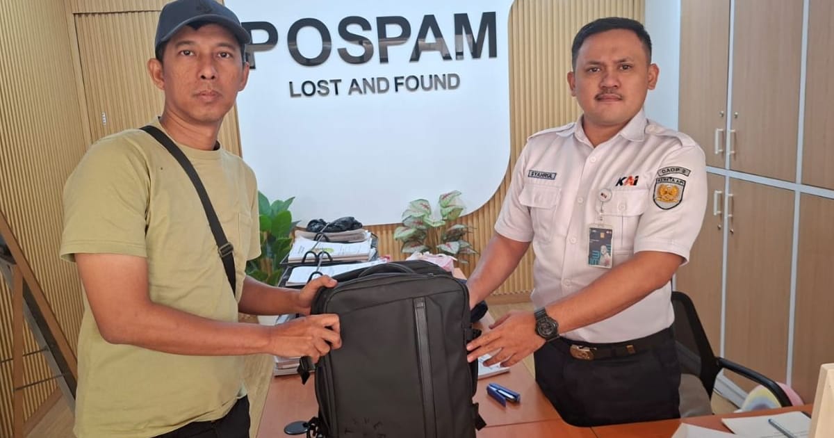 Barang Tertinggal Penumpang Kereta Bandung Senilai Rp899 Juta