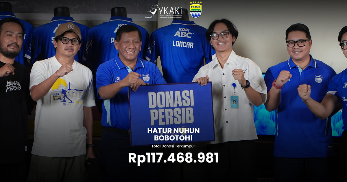 Bobotoh Donasi Rp117,4 Juta untuk Anak-Anak Penyintas Kanker Lewat Podcast PERSIB