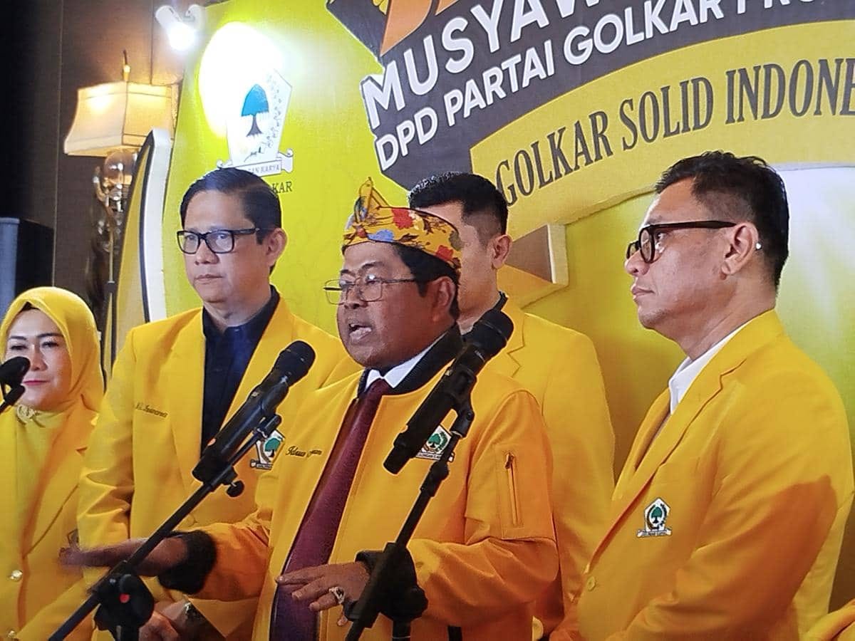 Daniel Terpilih Aklamasi Ketua Golkar Jabar, Idrus Marham Beri Arahan