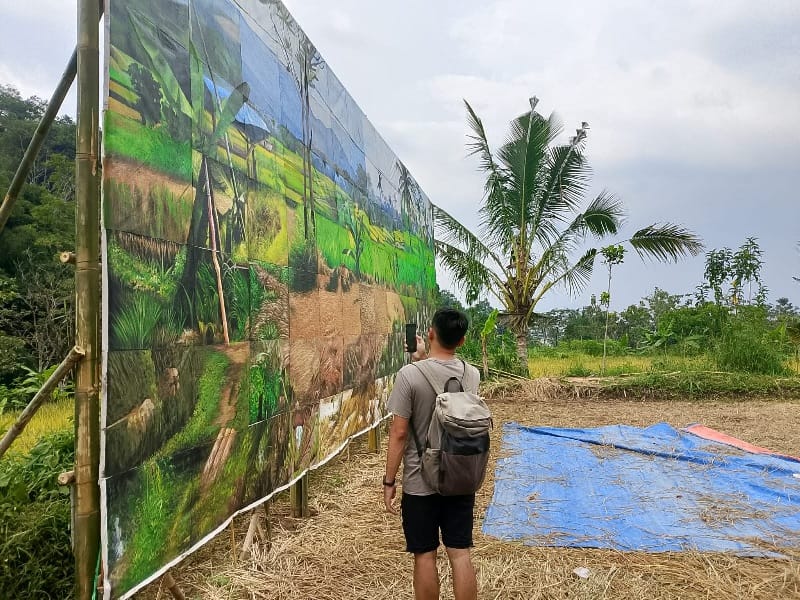 Dari Agraris ke Kampung Seni: 60 Pelukis Jelekong Buat Karya Raksasa Kolaboratif