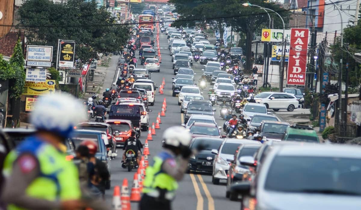 Dishub Prediksi Puncak Arus Mudik Lebaran 2026 di Nagreg Malam Ini