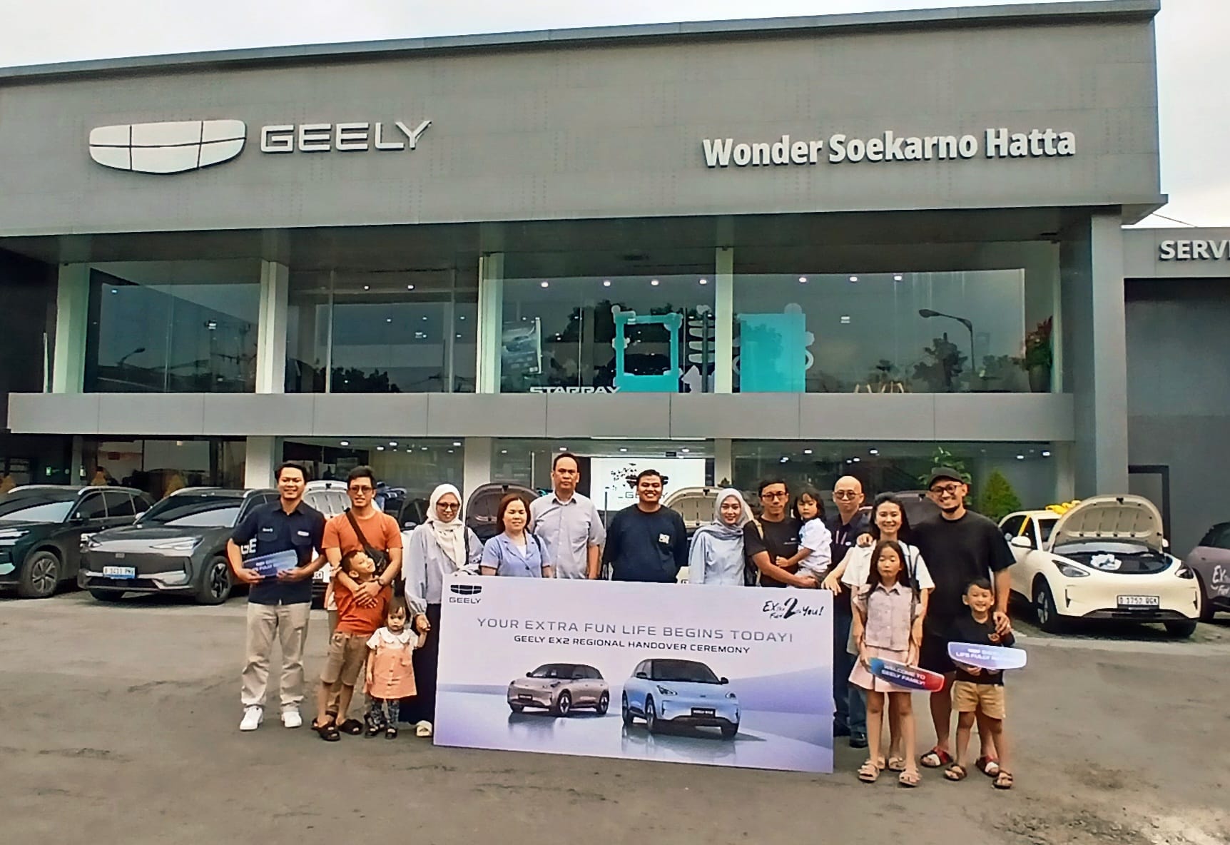 Geely EX2: Distribusi ke 9 Kota, Termasuk Bandung, Target April 2026
