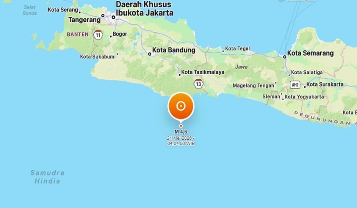 Gempa 4,6 M Guncang Pangandaran, Getaran Terasa di Tasikmalaya dan Garut