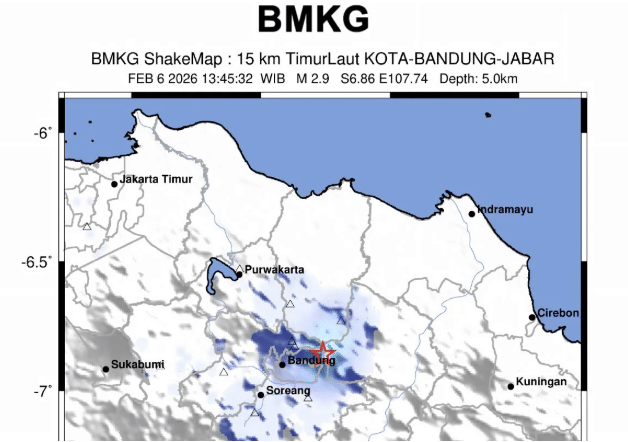 Gempa Bandung Siang Ini, BMKG Imbau Masyarakat Tetap Tenang