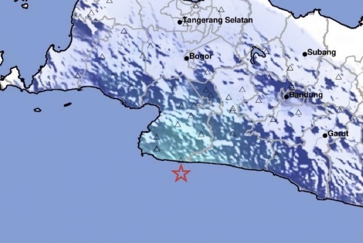 Gempa Dangkal 4,5 M di Sukabumi: Aktivitas Sesar Bawah Laut Penyebab