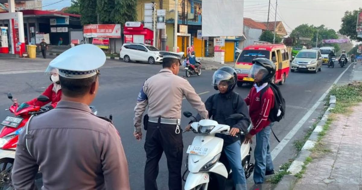 Gencarkan Razia Knalpot Brong di Kuningan, 67 Pelanggar Ditindak