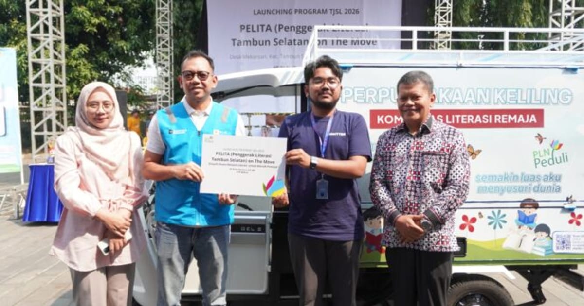 Gerobak Listrik Penggerak Literasi Anak Bekasi Resmi Diluncurkan PLN