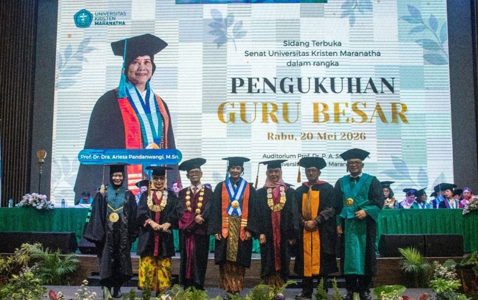Guru Besar Ilmu Seni Langka Dikukuhkan di Universitas Maranatha Bandung