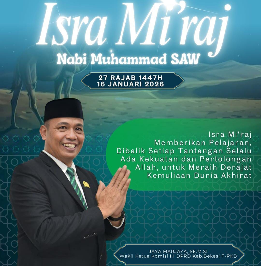 Isra Mi’raj 2026: PKB Bekasi Soroti Memperkuat Islam dan Nasionalisme