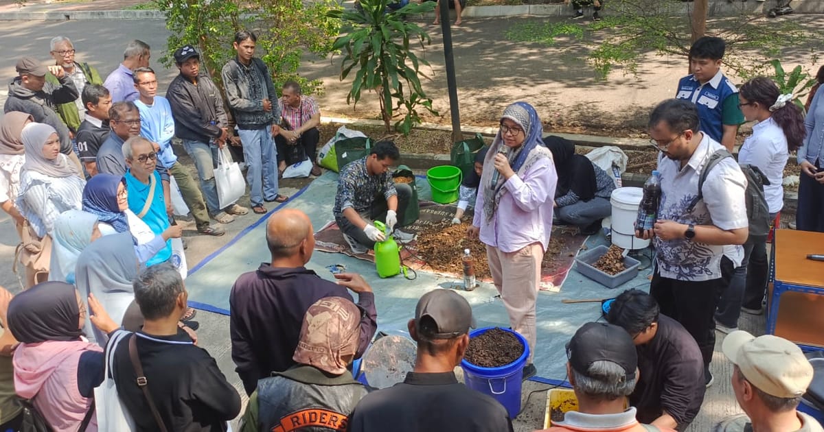 ITB Latih Warga Tiga Kelurahan Olah Sampah Organik Jadi Biogas dan Pupuk