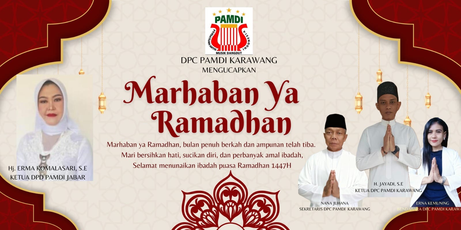 Jayadi PAMDI Karawang: Ramadhan Momentum Bersih Hati dan Persaudaraan