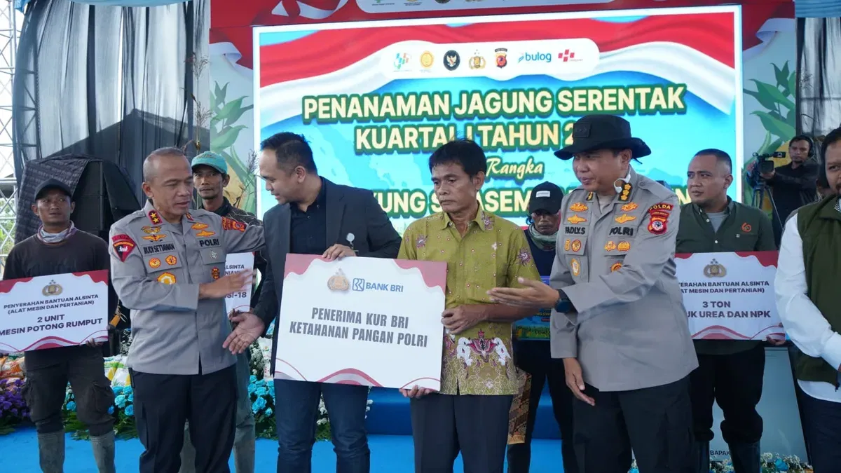 Kapolda Jabar Pimpin Penanaman Jagung Serentak Q1 2026 di Sumedang