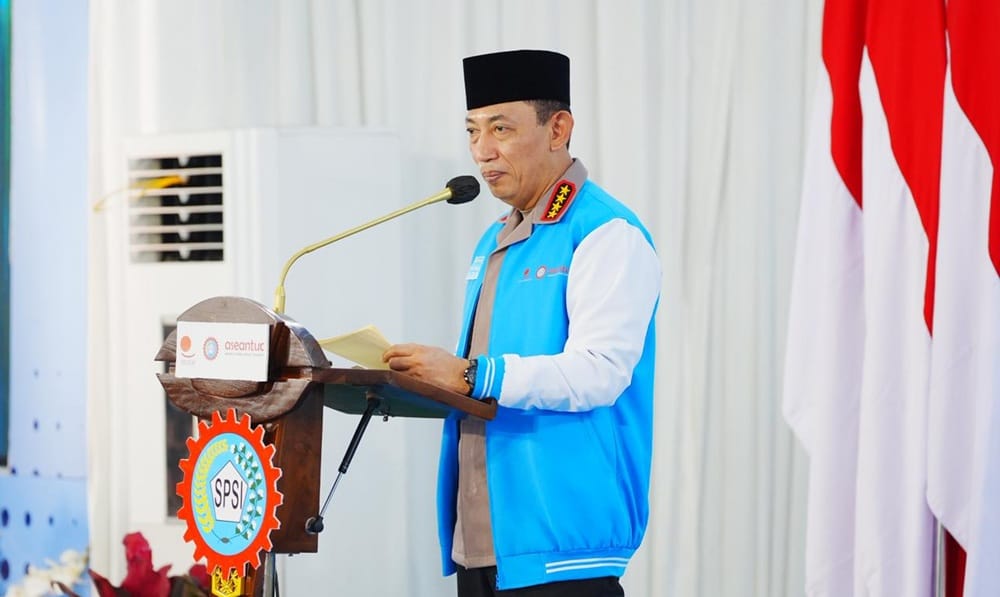 Kapolri di Safari Ramadan KSPSI Ajak Semua Elemen Bersatu Hadapi Tantangan Global