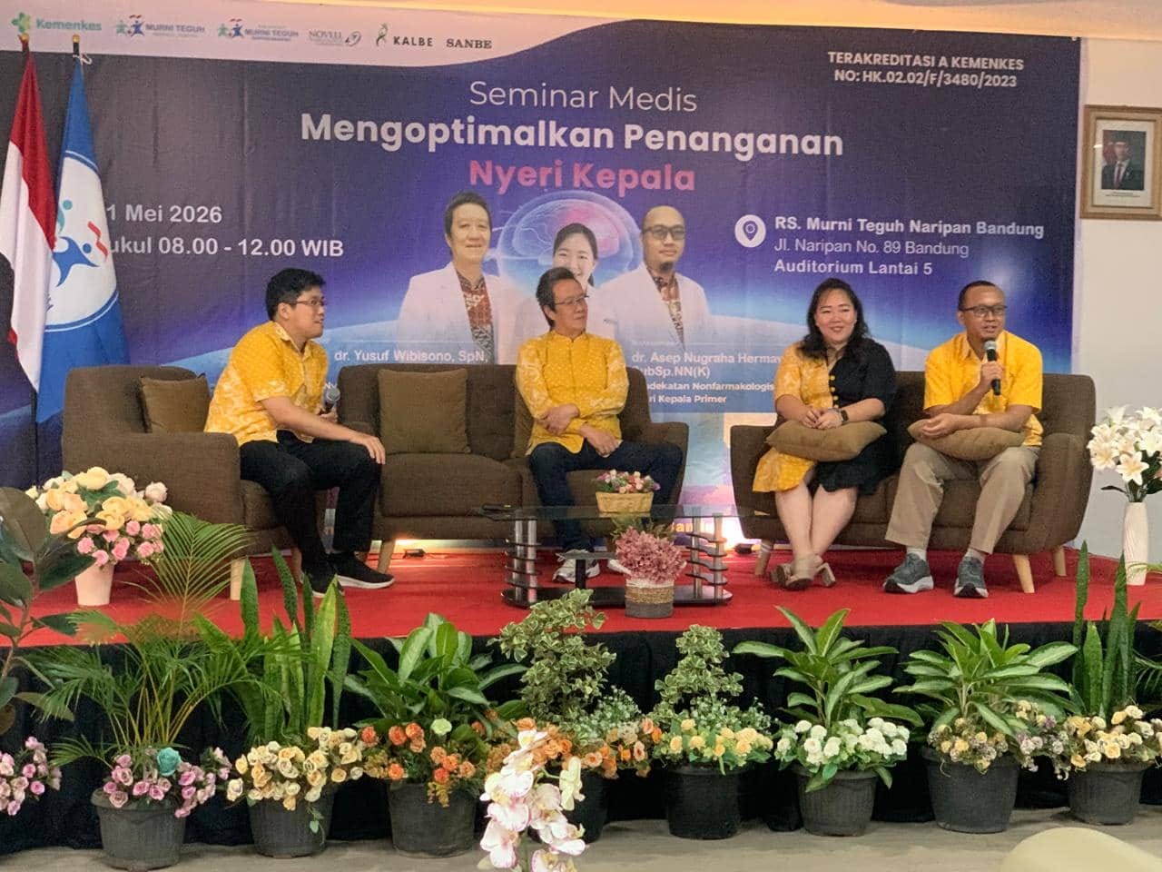 Klinik Nyeri Kepala di Bandung Dibuka: Seruan Hindari Obat Berlebihan