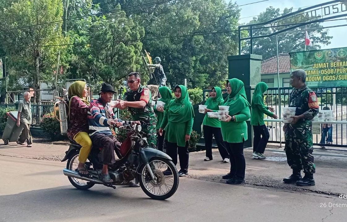 Jumat Berkah Koramil Purwadadi: Sinergi TNI & Warga Subang Makin Kuat