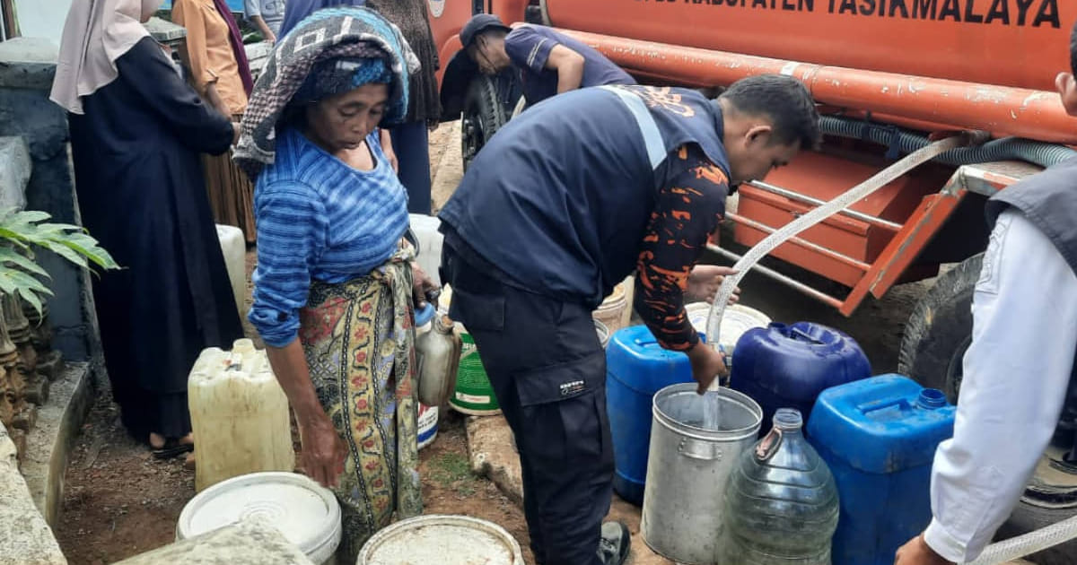 Krisis Air Bersih di Tasikmalaya: 900 Keluarga Terdampak Kemarau 3 Bulan, BPBD dan PDAM Turun Tangan