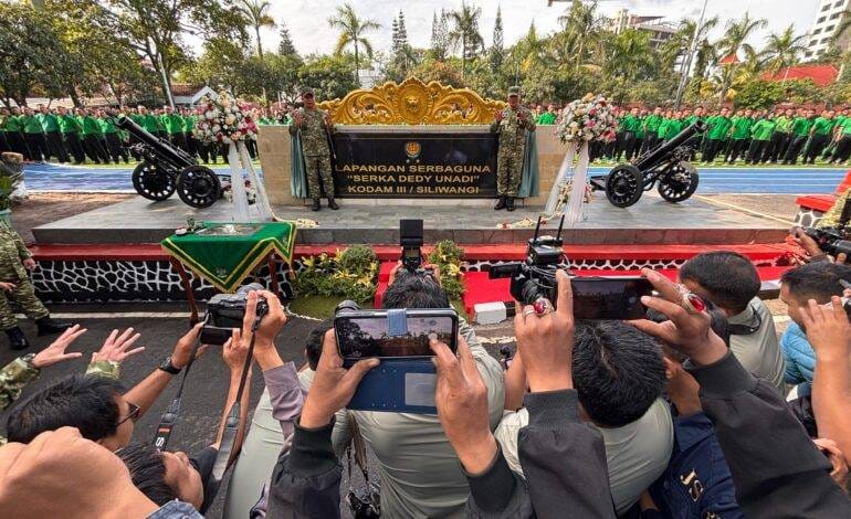 Lapangan Serbaguna Dedi Unadi Diresmikan, Panglima TNI Kenang Keteladanan Prajurit Pejuang Bangsa
