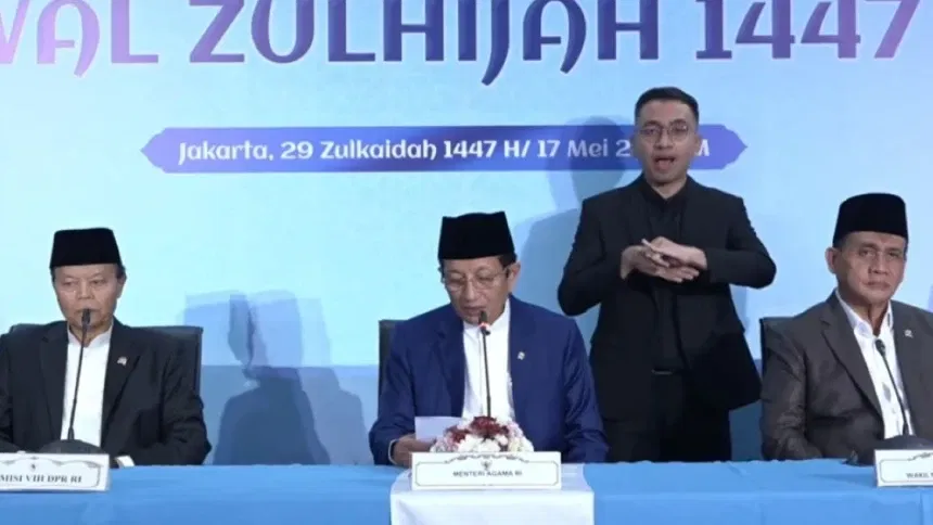 Menag Nasaruddin Umar Umumkan Tanggal Idul Adha 2026: 27 Mei 2026