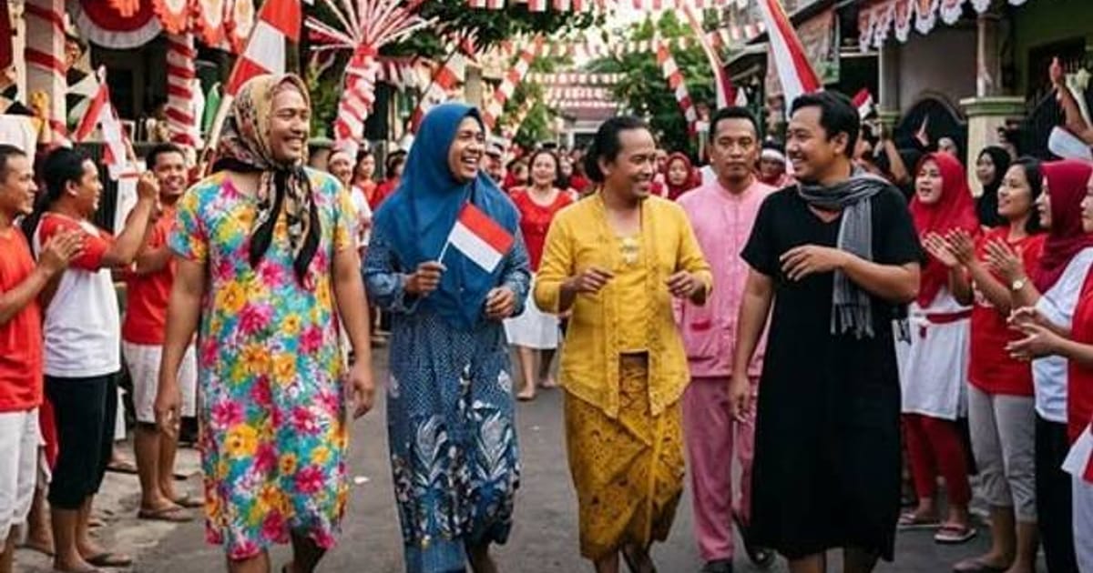 MUI: Laki-laki Pakai Pakaian Perempuan Saat Karnaval Kemerdekaan Hukumnya Haram
