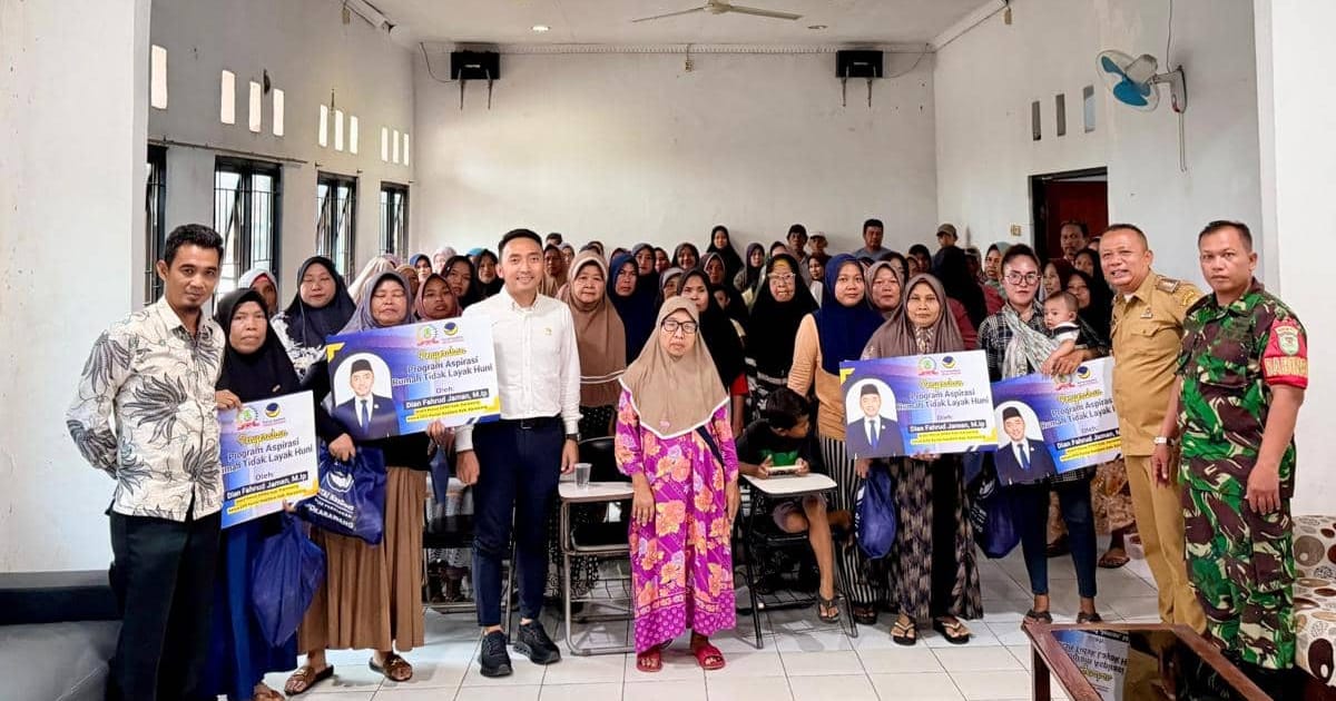 NasDem Karawang Benahi Lebih dari 50 Rumah Tidak Layak Huni Hingga 2026