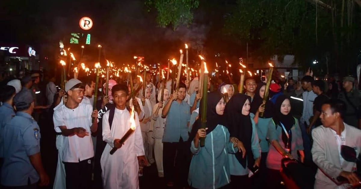 Pawai Obor 1 Muharram 1448 H: Momen Hijrah Ribuan Warga Cianjur dan Sukabumi