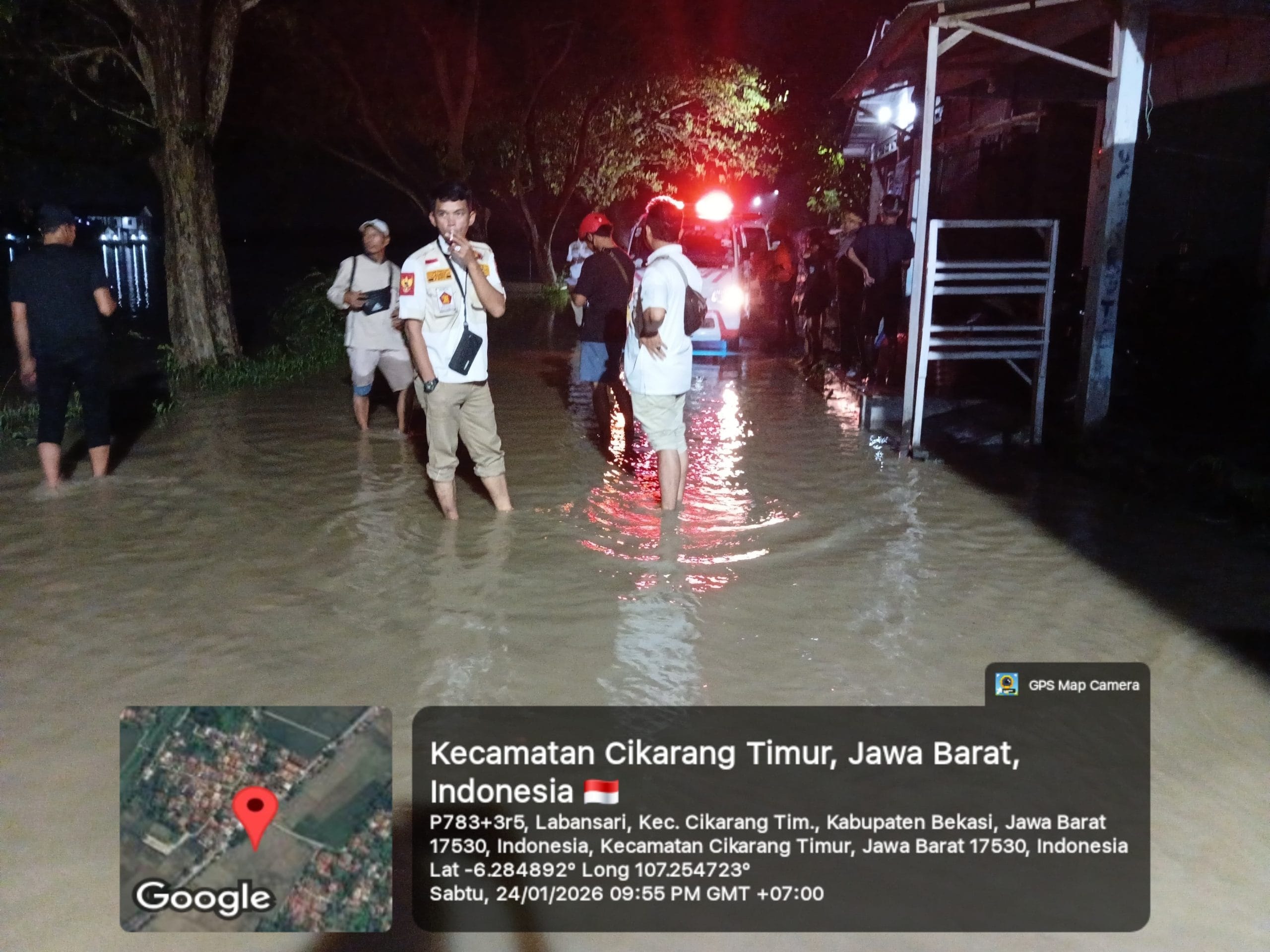 PC SATRIA Gerindra Kabupaten Bekasi Salurkan Bantuan Kemanusiaan bagi Korban Banjir