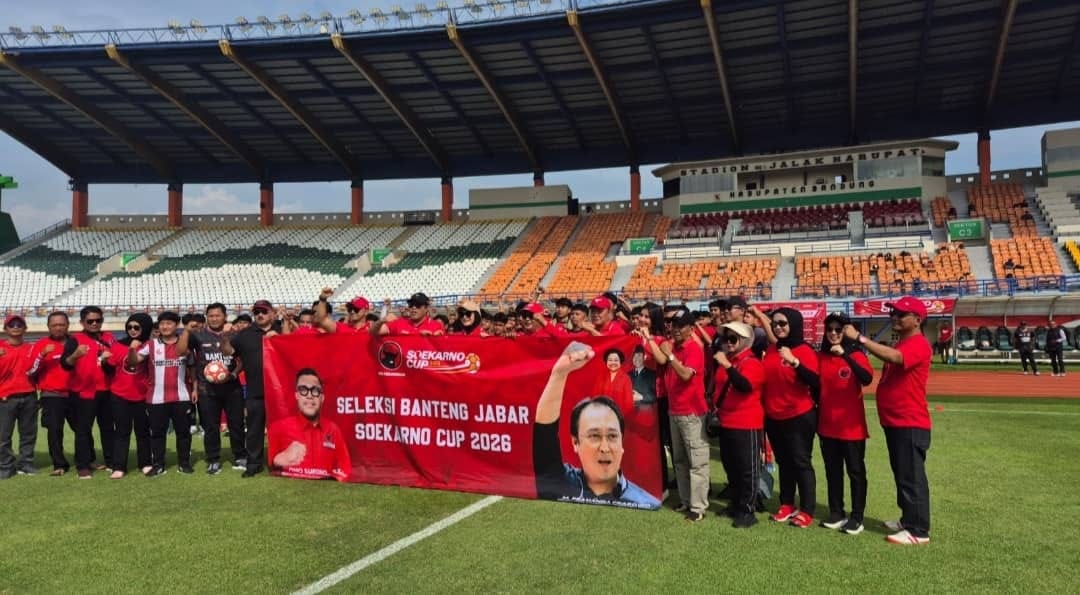 PDIP Jawa Barat Seleksi Talenta Sepak Bola Muda Soekarno Cup 2026