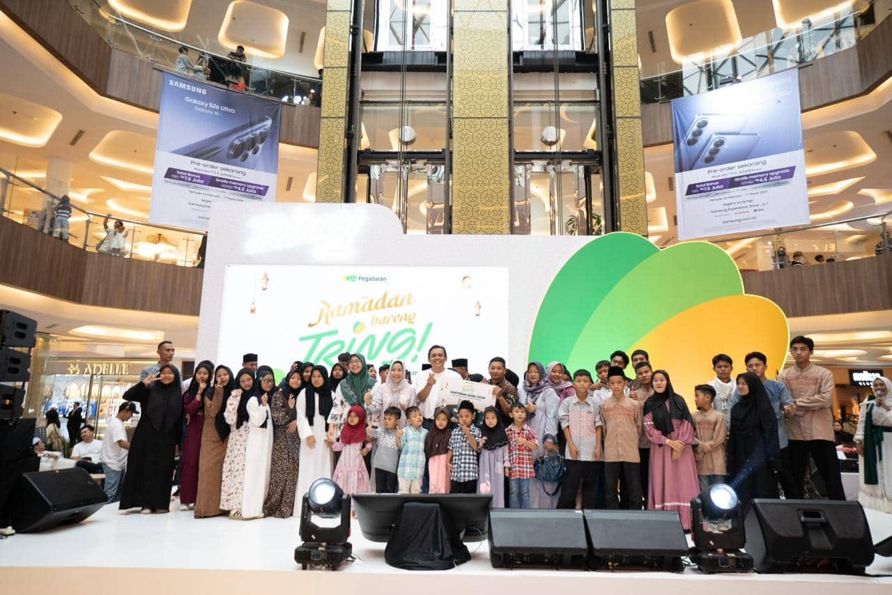 Pegadaian Kanwil Jabar Gelar Aksi Sosial Ramadan Bareng Tring untuk Anak Bandung