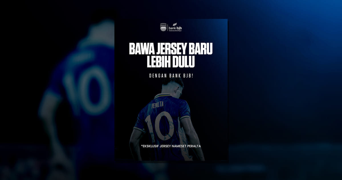 Persib Buka Pre-Order Jersey Super League 2026/27 Lewat Digi bank dengan Dua Paket Harga
