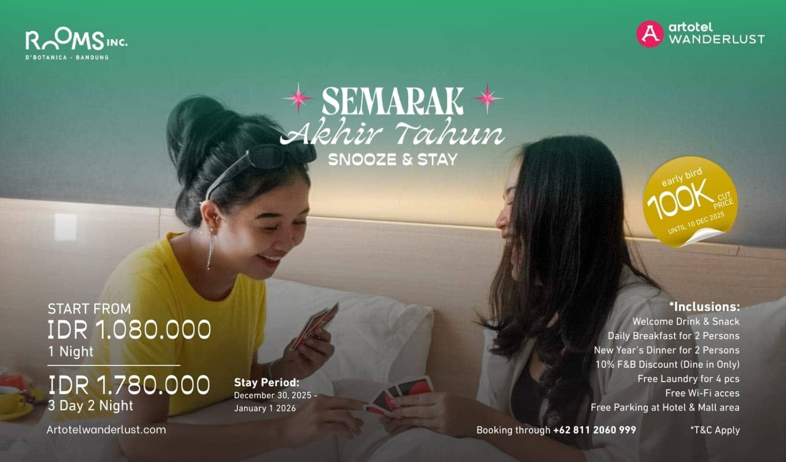 ROOMS INC d'Botanica: Perayaan Akhir Tahun 2024–2025, Sentuhan Budaya Modern!