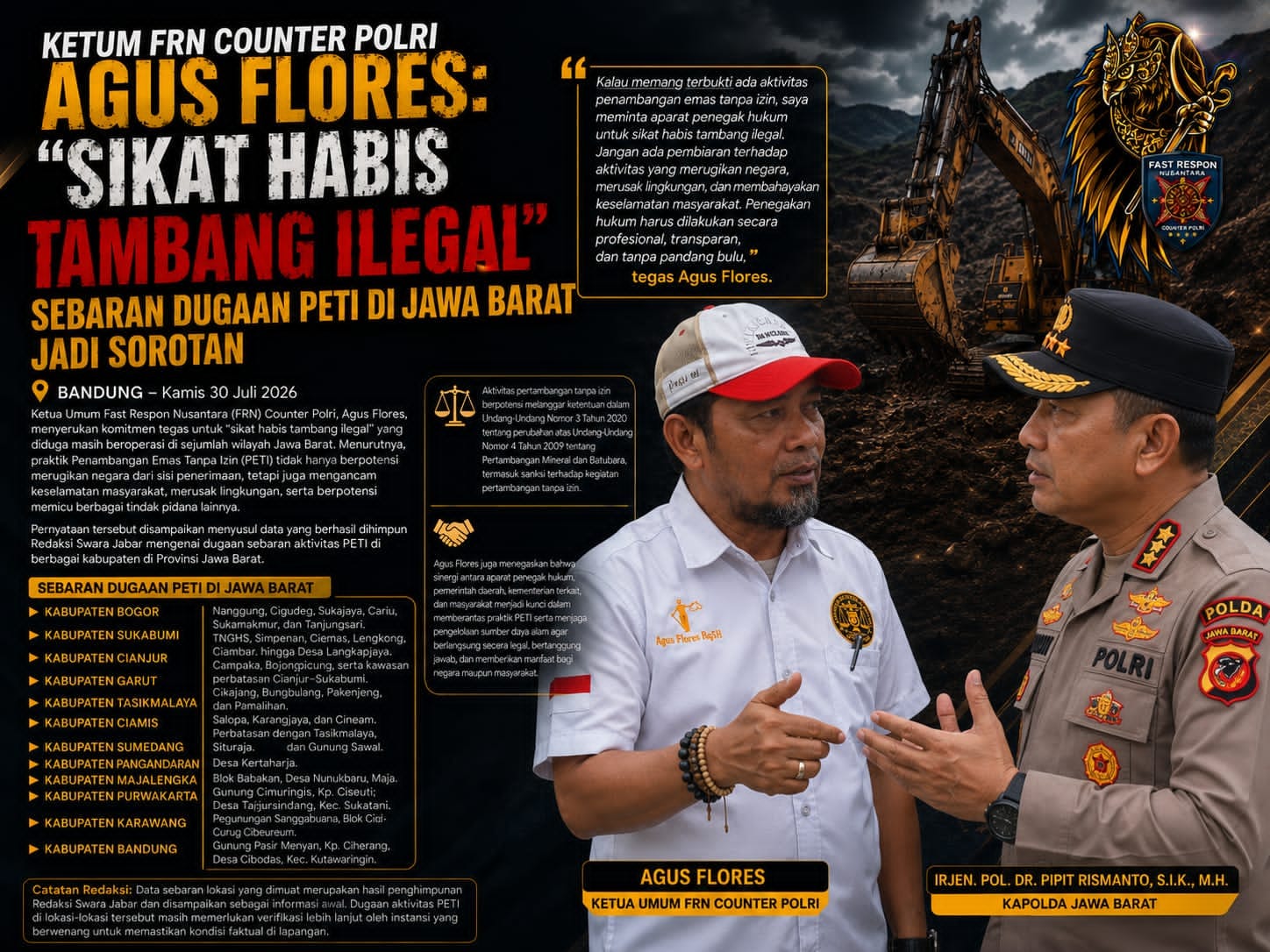 Polda Jawa Barat Umumkan Pemenang Lomba Jurnalistik untuk Pers Inklusif