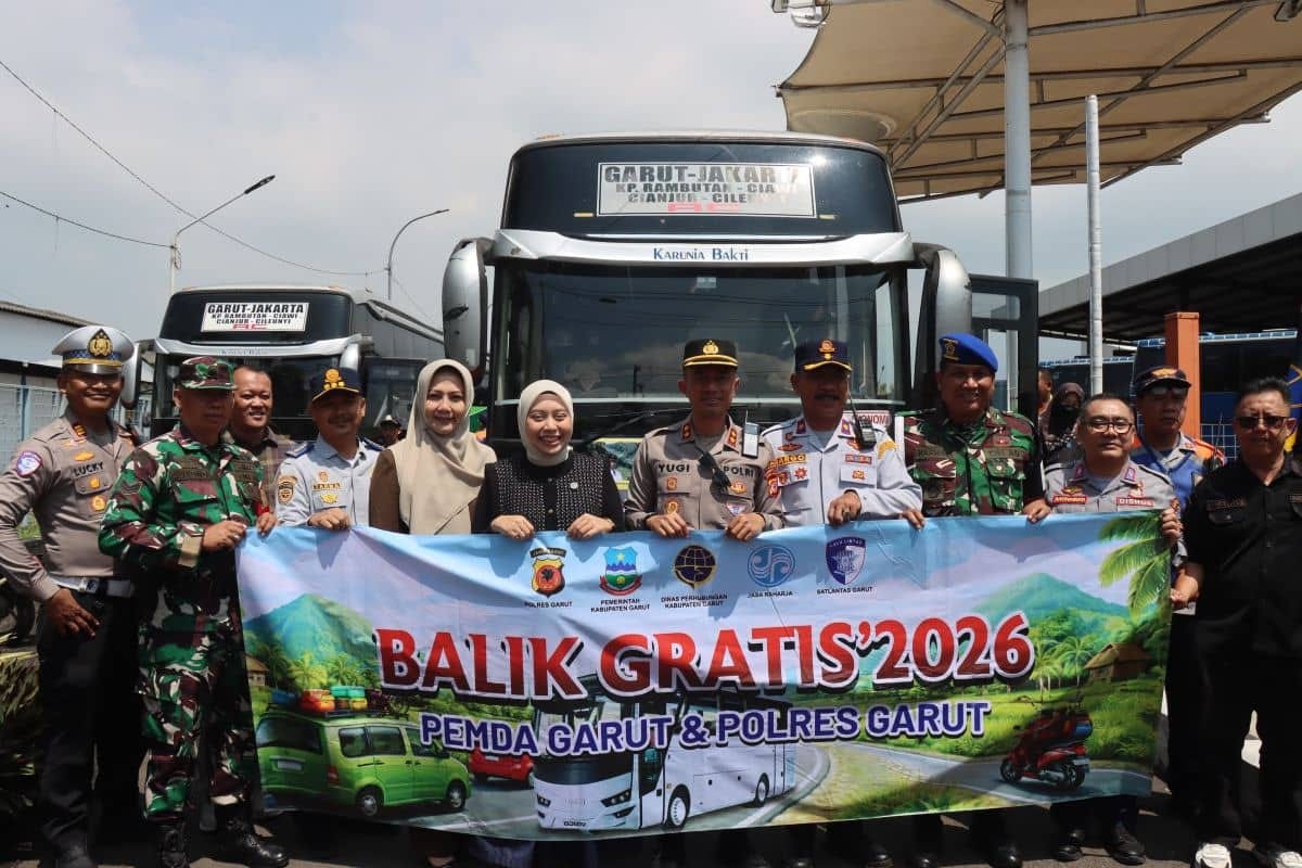 Polres Garut dan Pemda Garut Luncurkan Angkutan Balik Lebaran Gratis 2026
