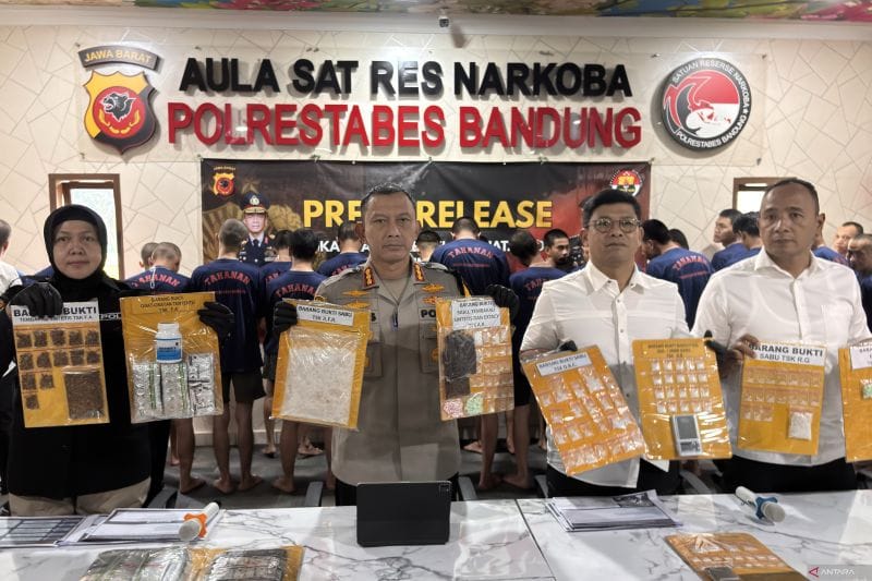 Terbaru 2025: Polrestabes Bandung Gagalkan 175 Kasus Narkoba, Ungkap Modus Baru!