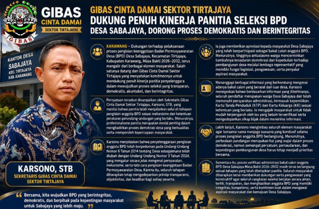 Polsek Cikarang Pusat Dukung Pilkades Hegarmukti 2026, Begini Sinergi demi Pemilihan Berintegritas