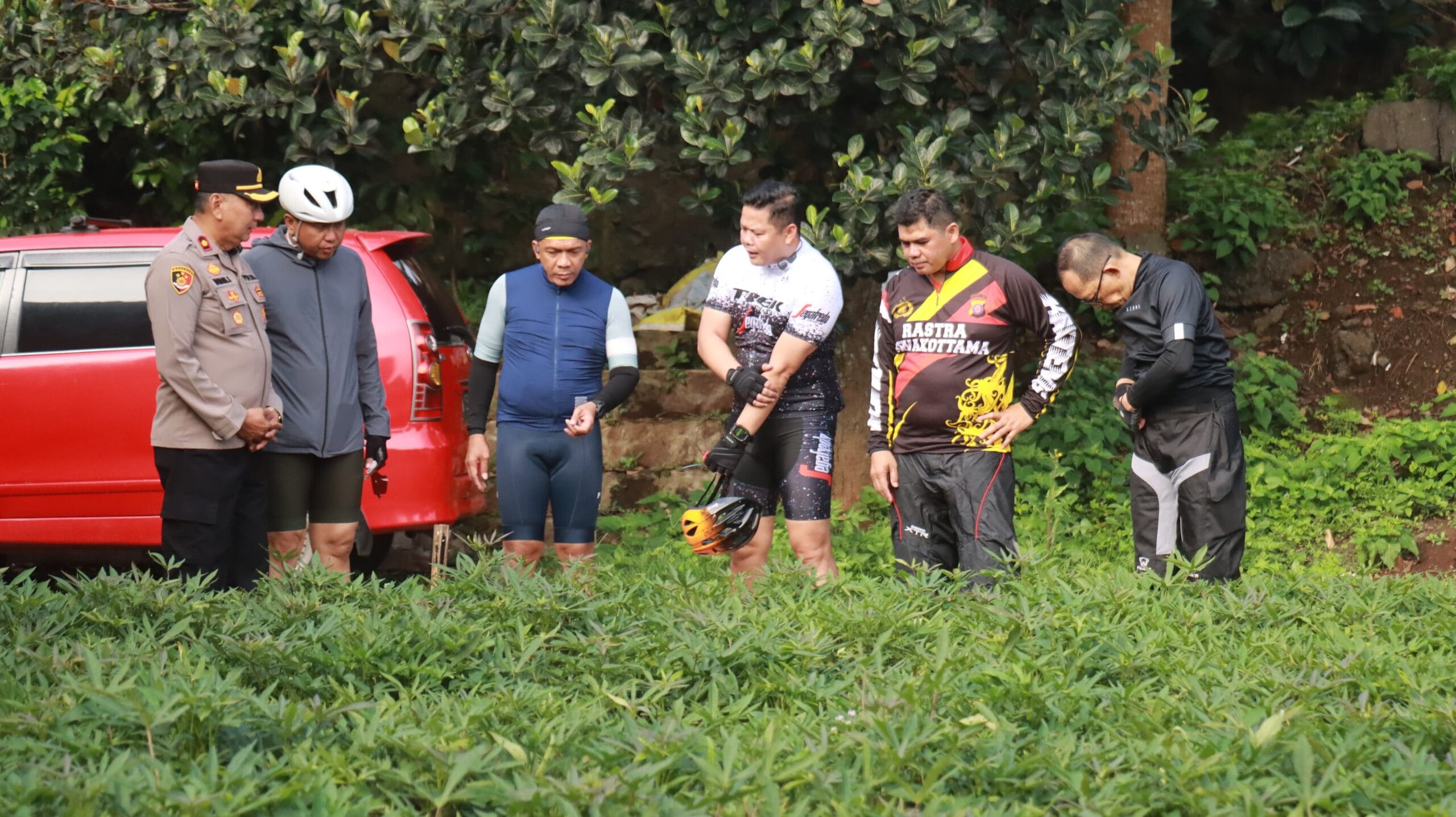 Program Ubi Cilembu Polres Sumedang Ditinjau Kapolda
