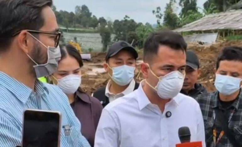 Raffi Ahmad Tegaskan Solidaritas Nasional dan Dukungan Pasca-Bencana di Bandung Barat