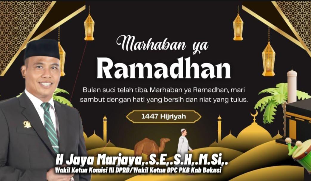 Ramadhan sebagai Energi Moral: Seruan Jaya Marjaya untuk Bekasi Tertata Bersih